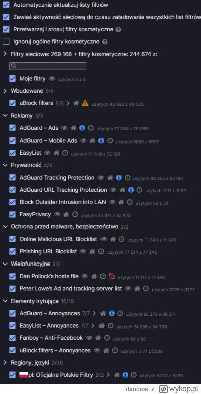 dancios - Firefox Ublock Origin + PrivacyBadger xD I nie mam problemow z reklamami xD...
