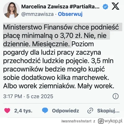 iwannafreshstart - #polityka 

"Ministerstwo Finansów chce podnieść płacę minimalną o...