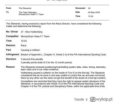 Tasde - Proszę o wyjaśnienie, czym ta sytuacja różniła się od Georga "Dickhead" Russe...