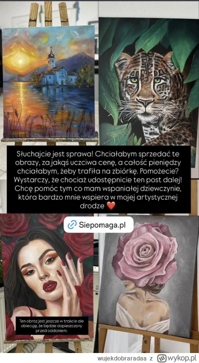 wujekdobraradaa - W ramach wsparcia moja siostra oferuje malowanie kurtek czy obrazów...