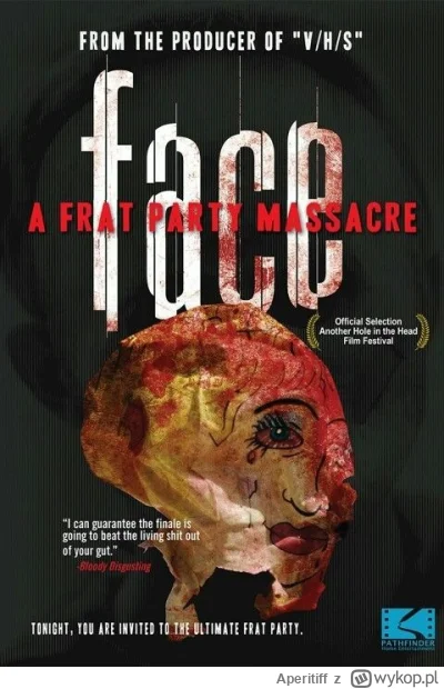 Aperitiff - Wczoraj obejrzałem Face: Frat Party Massacre (2012) - horror found footag...