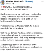 mort555 - #powodz #wroclaw
Wiadomość z teraz: "Nagle" o północy zrzucają wodę z Mietk...