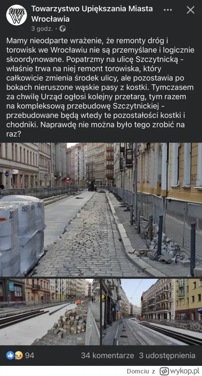 Domciu - Remont po wrocławsku. Uwielbiam ( ͡° ͜ʖ ͡°)
#wroclaw