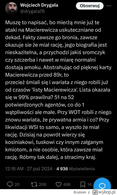 Koziom - Ja p------ę co to jest za sekta... Co lepsze, ten gość ponoć jest politologi...