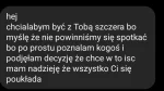 Malenaa - Jeszcze w czwartek sama proponowała spotkanie na ten tydzień. Szkoda bo sam...