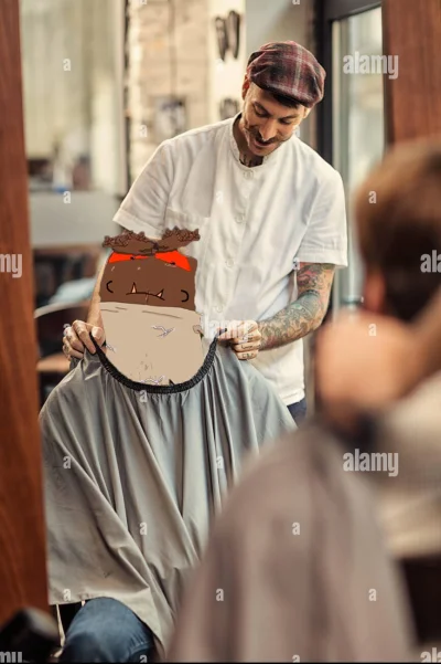 Antybuka - Najgorsze u fryzjera jest to przytrzymywanie bełta w ustach przez 20 minut...