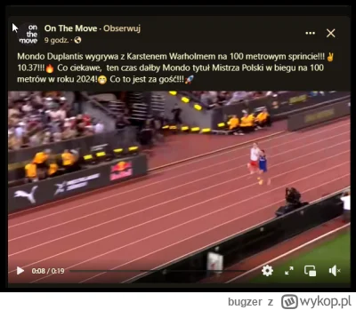 bugzer - Polscy sportowcy są tak zajebiści, że typ co trenuje cały życie skok o tyczc...