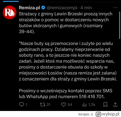 lorquu - #powodz Państwo rozumiem nie posiada takich zasobów? ( ͡° ͜ʖ ͡°)