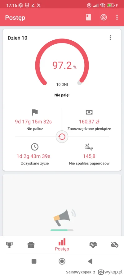 SaintWykopek - @wincenty1 Rzuciłem wszystkie nałogi jednego dnia.