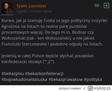 amperrowwer - @77023: No bo to jest właśnie ten geniusz i polityczny instynkt Donalda...