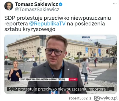 robert5502 - Sakiewicz i knury z SDP kwiczą, ze nie wpuścili ich świni między ludzi. ...