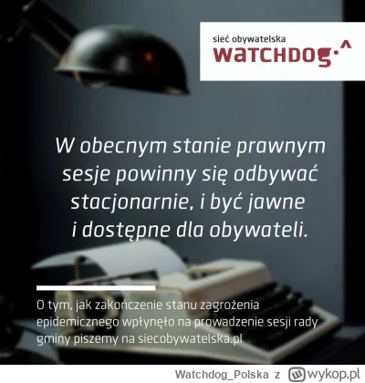 WatchdogPolska - Docierają do nas sygnały, że nie do wszystkich gmin dotarło jeszcze,...