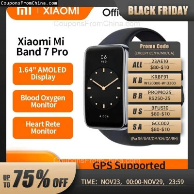 n____S - ❗ Xiaomi Mi Band 7 Pro Smart Bracelet
〽️ Cena: 37.51 USD (dotąd najniższa w ...