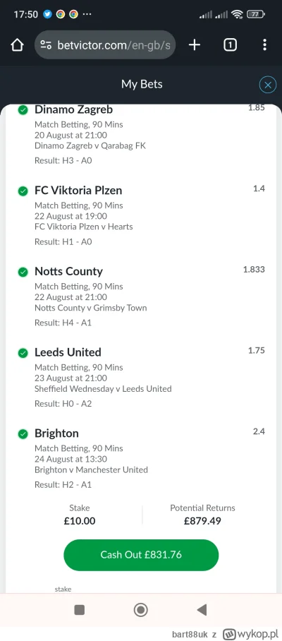 bart88uk - Piękna wygrana. Victoria I Brighton gol w 96min ( ͡€ ͜ʖ ͡€)( ͡€ ͜ʖ ͡€)( ͡€...