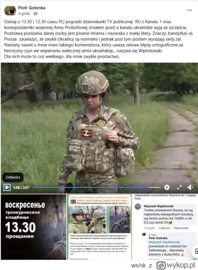 wshk - Jak by ktoś cos chciał na grób, czy jakoś tak.

#ukraina #rosja #wojna #ruskap...