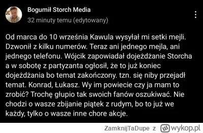 ZamknijTaDupe - Może i Olo jest odklejony, ale ty Bogdan przesadziłeś 

#kononowicz