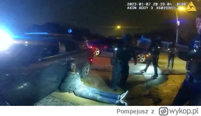 Pompejusz - W Memphis czarnoskóry mężczyzna pobity na śmierć przez pięciu policjantów...