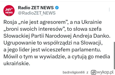 badreligion66 - #polityka #ukraina Na Słowacji mają swoją Konfederacje, która do tego...