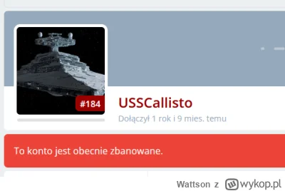 W.....n - @USSCallisto

-7224

Niemal od początku założenia przeze mnie konta, dzień ...