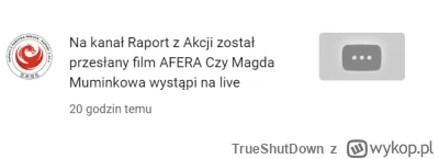TrueShutDown - No to lubię! W koncu skasowany lajw. Widocznie mial polubic ciszę :)

...