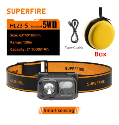 SebastianEnriqueAlvarez - aliexpress superfire hl23-s 5w120m 2mah 300lumenow jak przy...