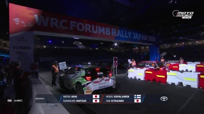 tryta - stary dobry znajomy z #f1 na starcie 1 OSu Rajdu Japonii #wrc (ʘ‿ʘ)