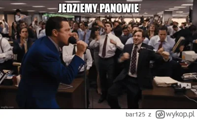 bar125 - Ale hości dzisiaj, nawet ten śmieć AMD +7%, oczywiście sprzedałem go jak był...