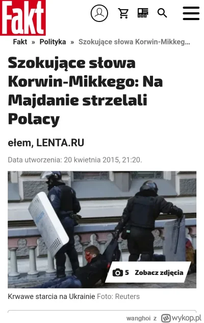 wanghoi - kiedy to obrzydliwe dziadsko przeprosi za swoje haniebne słowa o Polakach i...