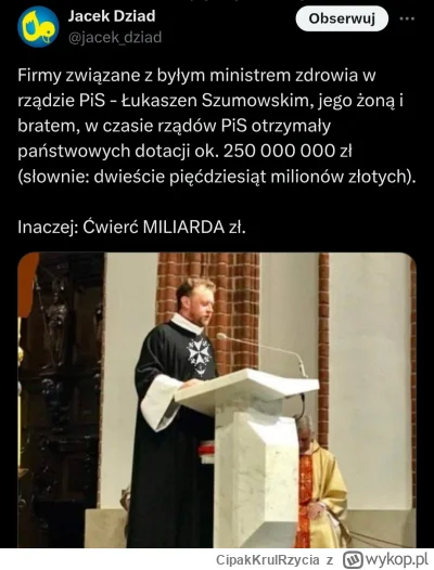 CipakKrulRzycia - #kpo #polityka
Jak już "kraść" to miliony
Bo ludzie nie ogarniają t...