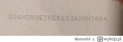 Matis666 - #g2a kod dżuzeppe. Jak ktoś wykorzysta to dajcie znać w komciu