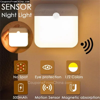 n____S - ❗ Motion Sensor Light USB Night Light
〽️ Cena: 5.12 USD
➡️ Sklep: Aliexpress...