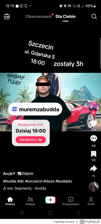 TopowyJanusz - No a wy jak spędzacie sobotni wieczór? Bo my muremzabudda!!! Palujemy ...