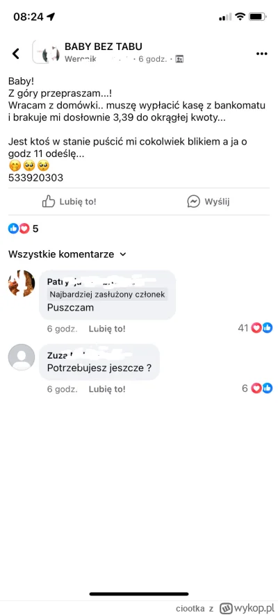 ciootka - zarabianie nigdy nie było takie proste ( ͡° ͜ʖ ͡°)

#babybeztabu #facebook