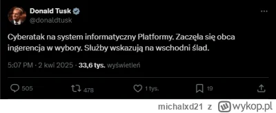 michalxd21 - ( ͡º ͜ʖ͡º)

#polityka #wybory