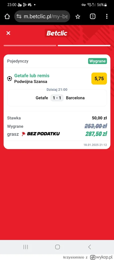 krzysiomisio - #bukmacherka

Tak myślałem że z ogórami będzie lipa