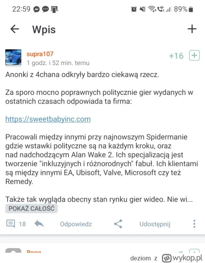 deziom - Chłop usunął mój wpis, bo mu się nie podoba rzeczywistość xDD. 

Ciekawe co ...