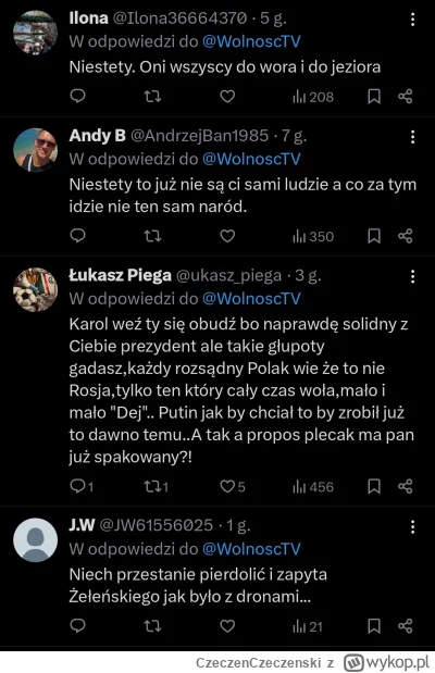 CzeczenCzeczenski - Po tym jak prezydent Nawrocki jasno powiedział, że to były ROSYJS...