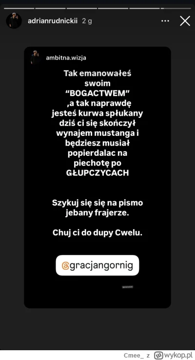 Cmee_ - Książę sedesów spłukany.
Bonus w komentarzu
#gorcel #frajerzyzmlm