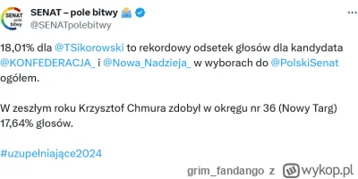 grim_fandango - @ziumbalapl: W ubiegłym roku podczas wyborów rekord to było 17%, tera...