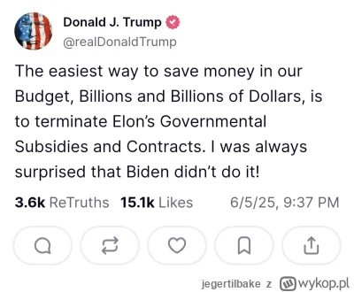 jegertilbake - Żeby była klarowność, bo niektórzy nie ogarniaja.

Trump to master lev...