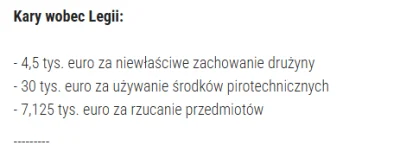 KebabZostrymSosem - #mecz #legia

Komuś w UEFA się powaliło i zapomnieli nam dać kary...