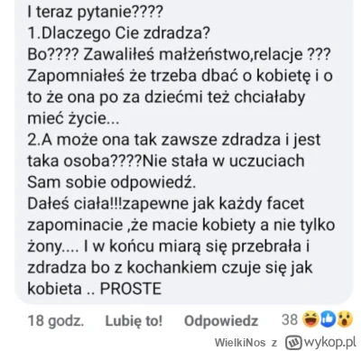 WielkiNos - Wyobraźcie sobie spotkać na swojej drodze taką p0lkę i założyć z nią rodz...