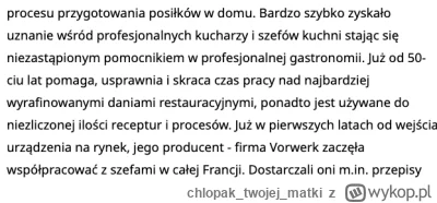 chlopaktwojejmatki - @NaczelnyWoody: a miałeś kiedyś thermomixa? Bo tak #!$%@? jak by...