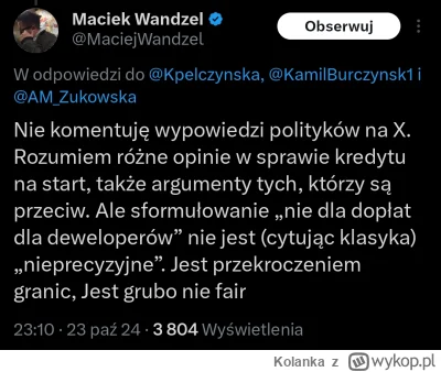 Kolanka - Mireczki nie wiem czy widzieliście, ale prezes Polskiego Związku Deweloperó...