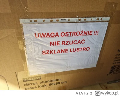 ATAT-2 - @paluszki_rybne przy drugiej paczce dokleili kartkę, widocznie zadziałała na...
