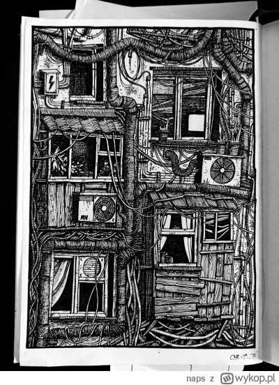 naps - Lubię rysować kable i rury, jakby ktoś pytał (⌐ ͡■ ͜ʖ ͡■)

#napstworzy #tworcz...