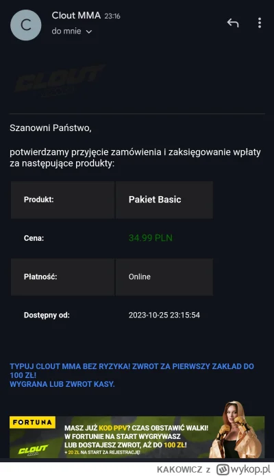 KAKOWICZ - Kiedy patogala nadchodzi, moim obowiązkiem jest jej wsparcie. Miał być str...
