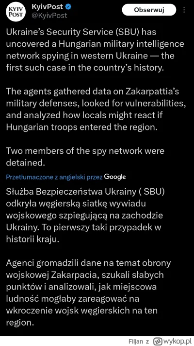 Filjan - #polityka 

Panie Orban, nieładnie ( ͡° ͜ʖ ͡°)