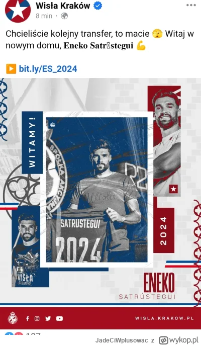 JadeCiWplusowac - #wislakrakow