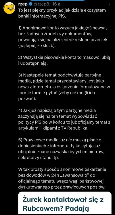 Jabby - Idealnie opisane powstanie "Afery z Rubcowem". Tak działa pisowska propaganda...